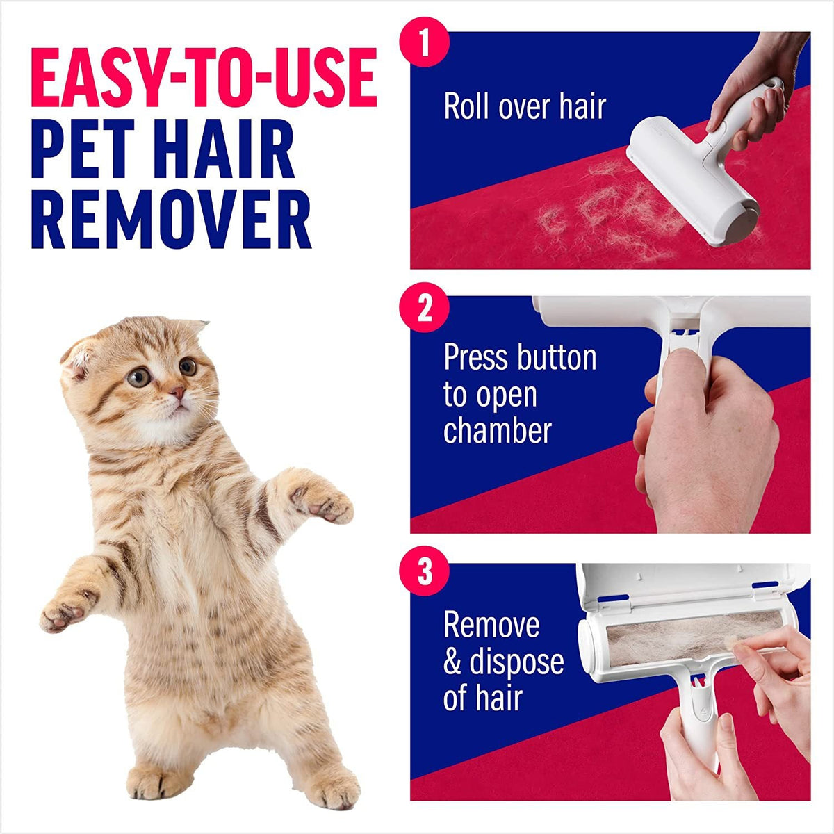 Pet Hair Picker Roller Hair Remover - GetAQ